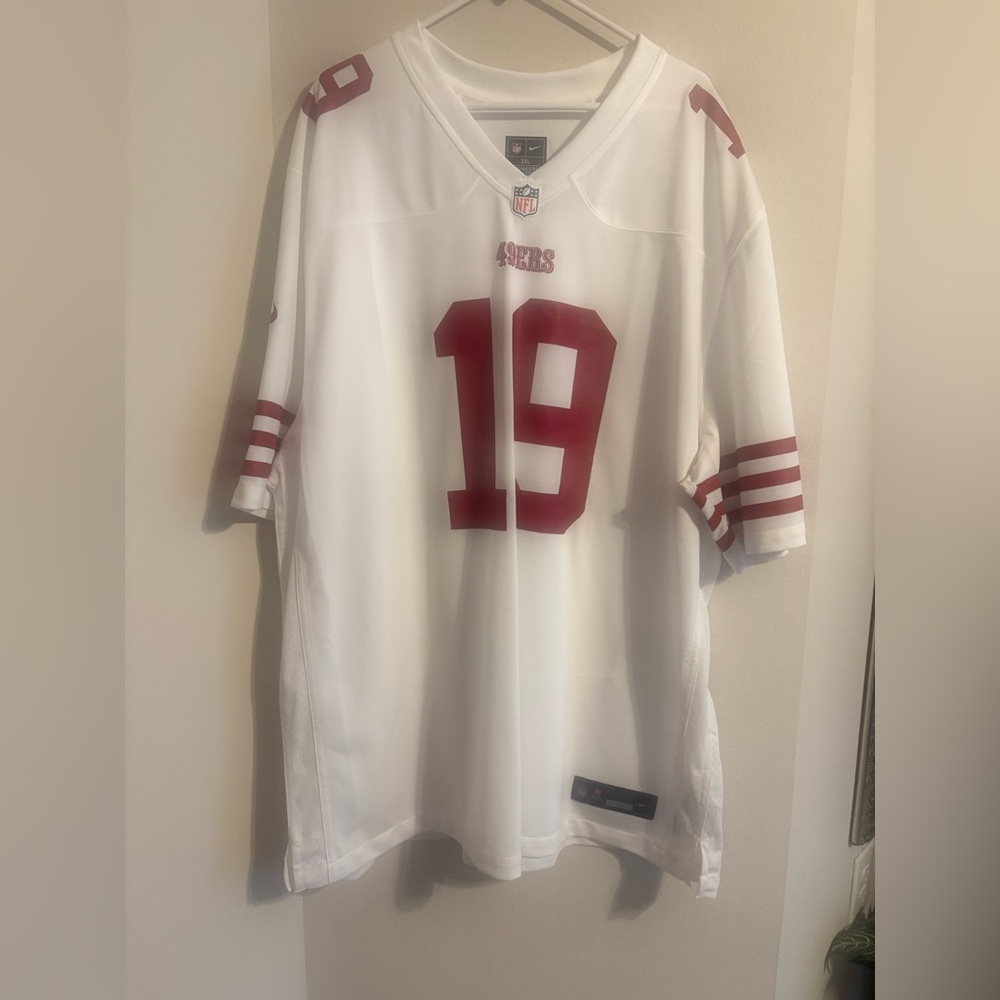 Nike White NFL San Francisco 49er’s 3XL Jersey